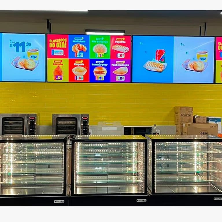 menu board para restaurantes